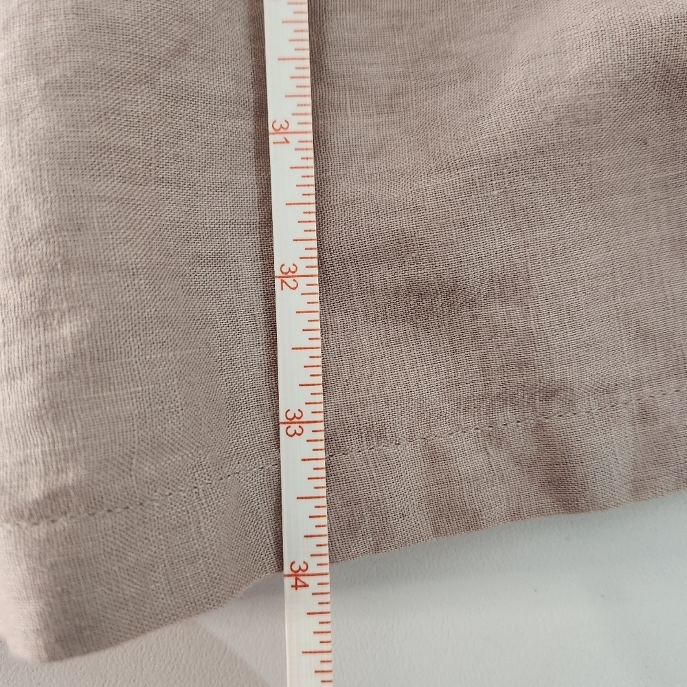 C&C Sleeveless Linen Tiered Dress in Mauve, Size Small - Picture 5 of 5